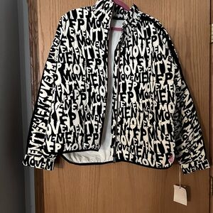 Free People FP Movement Pippa Printed Packable Puffer Jacket size L
